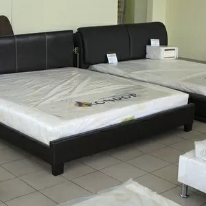 Кровать из экокожи (большой выбор,  разные цвета) 160х200