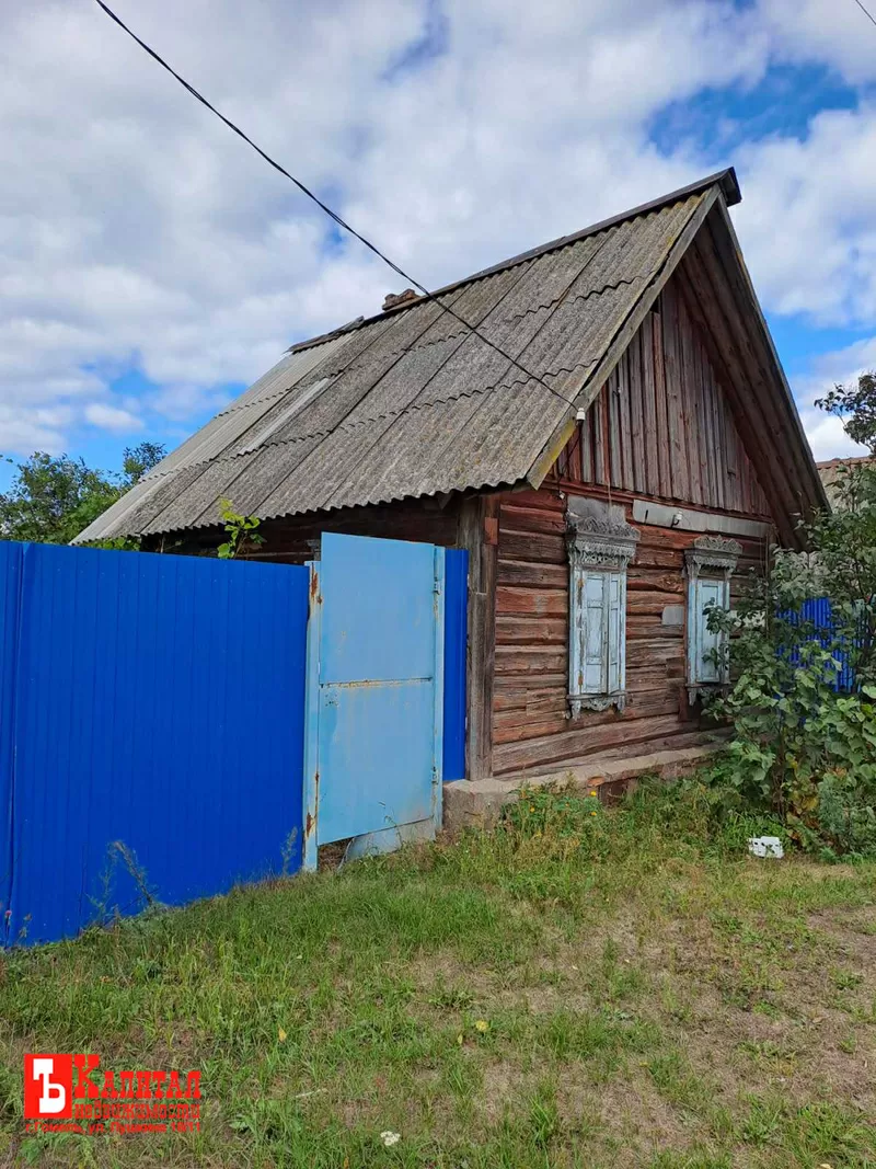 Продается бревенчатый  дом в д.Климовка (14 км. от города)  В доме рус