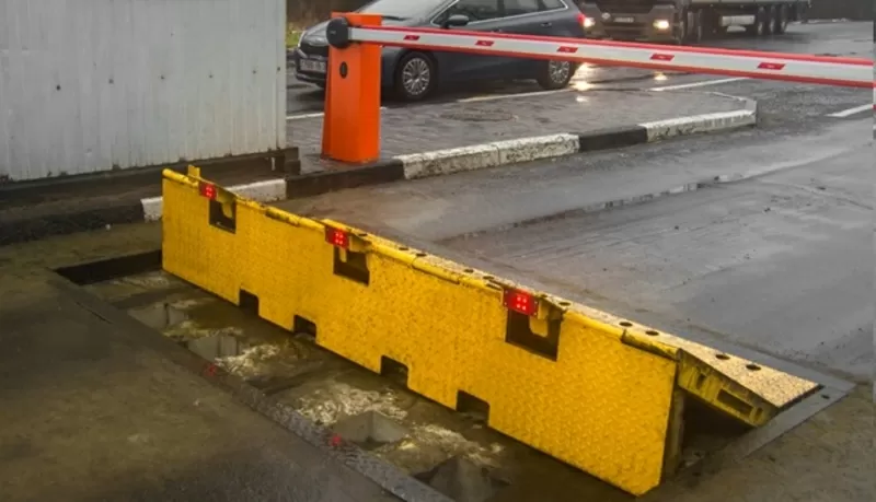Устройство остановки колесного транспорта